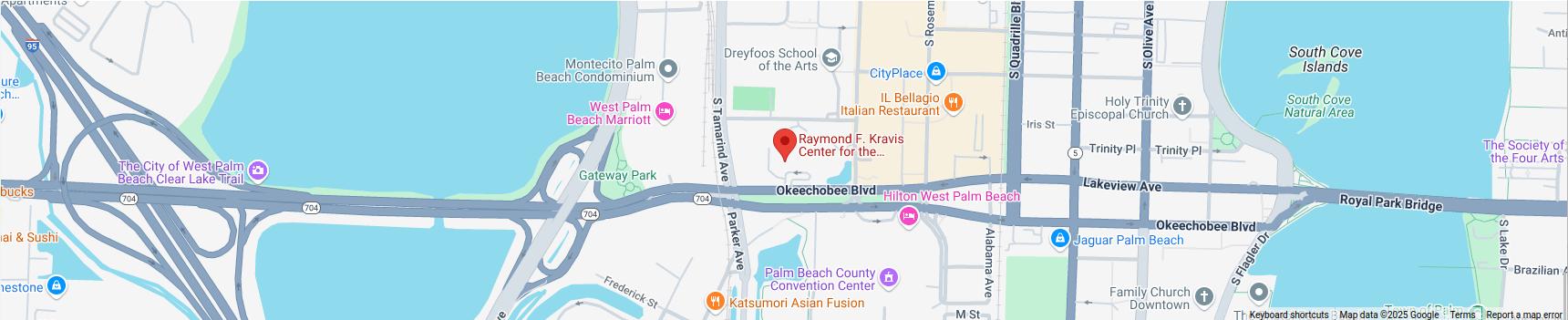 Kravis Center Map