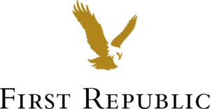 bird flying. First Republic Logo.