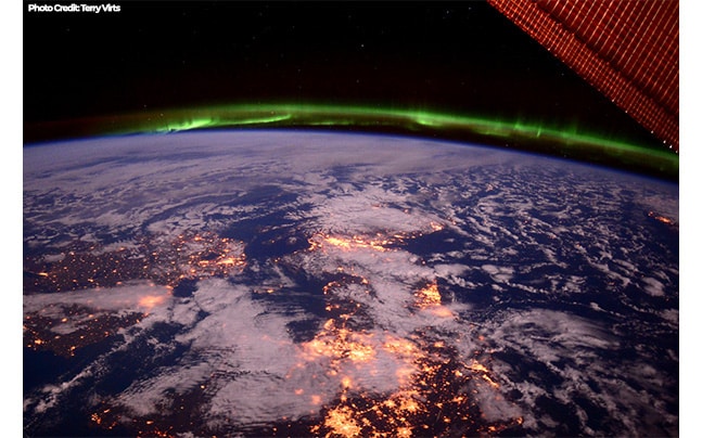 ISS View above UK and Ireland