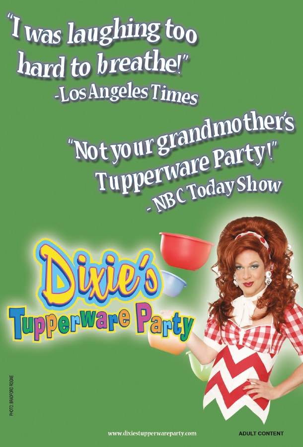 Dixie's Tupperware Party poster with Alabama gal Dixie