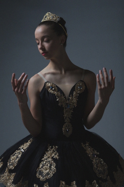 ballet dancer posing