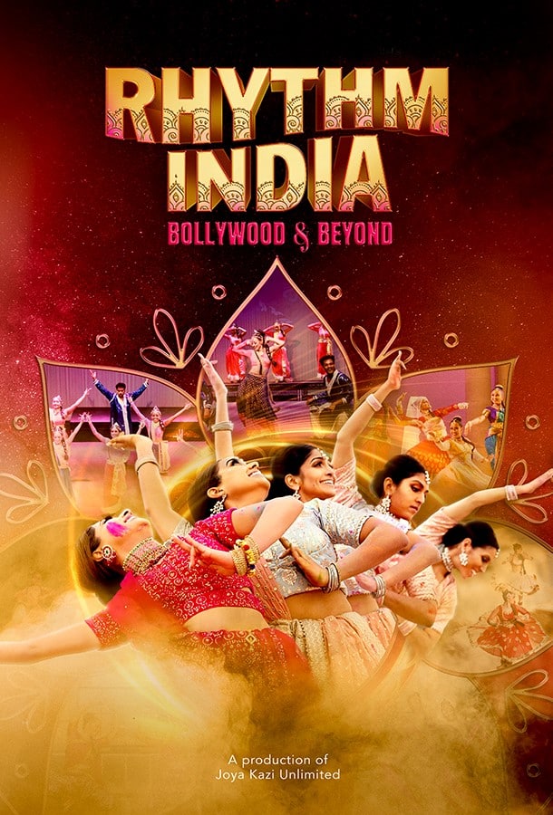 Rythm India Bollywood & Beyond colorful poster of dancers