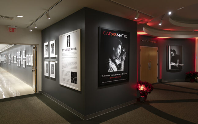 Corner shot of Steven Caras Photography display