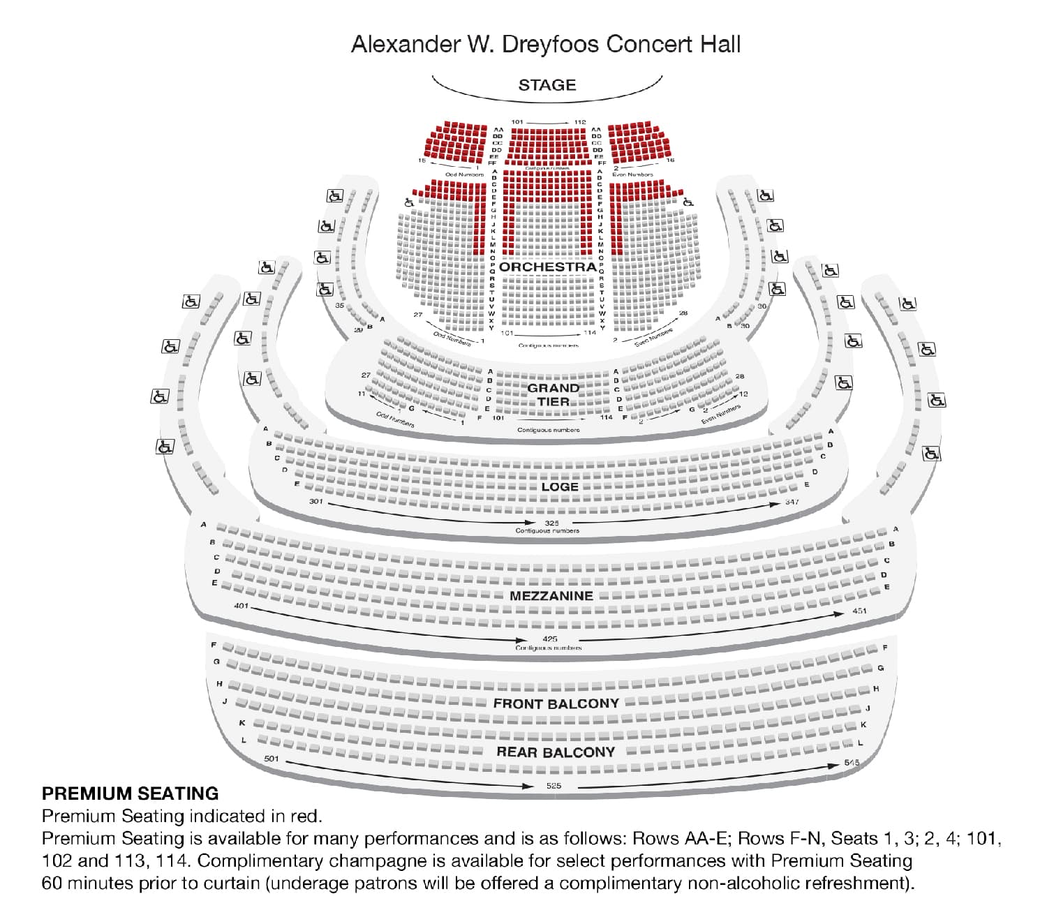Alexander W. Dreyfoos Concert Hall - Premium