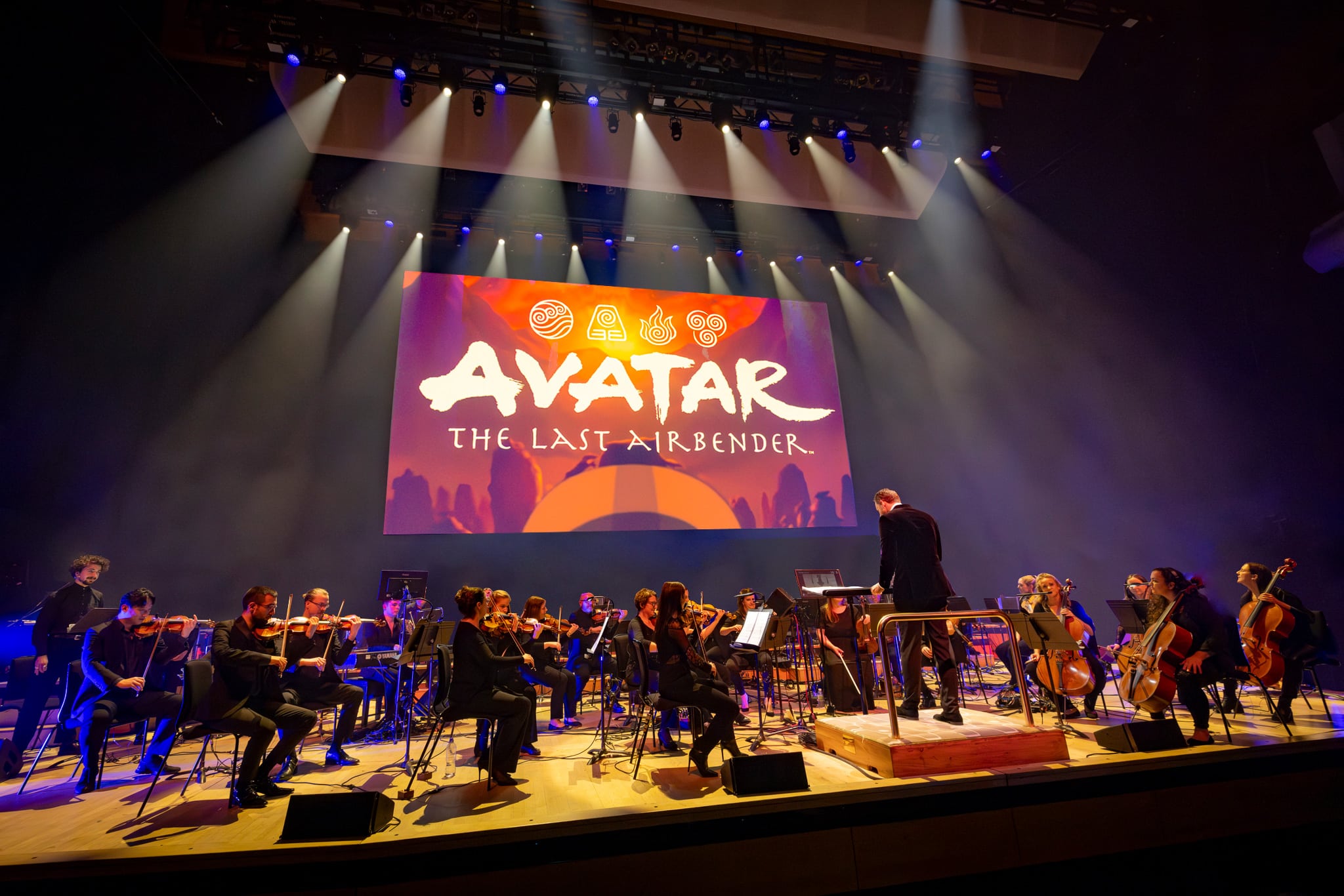 Avatar Concert on stage with orchestra