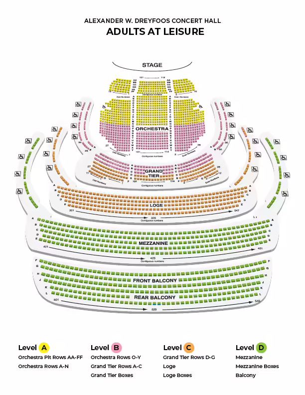 Alexander W. Dreyfoos Concert Hall - Adults At Leisure