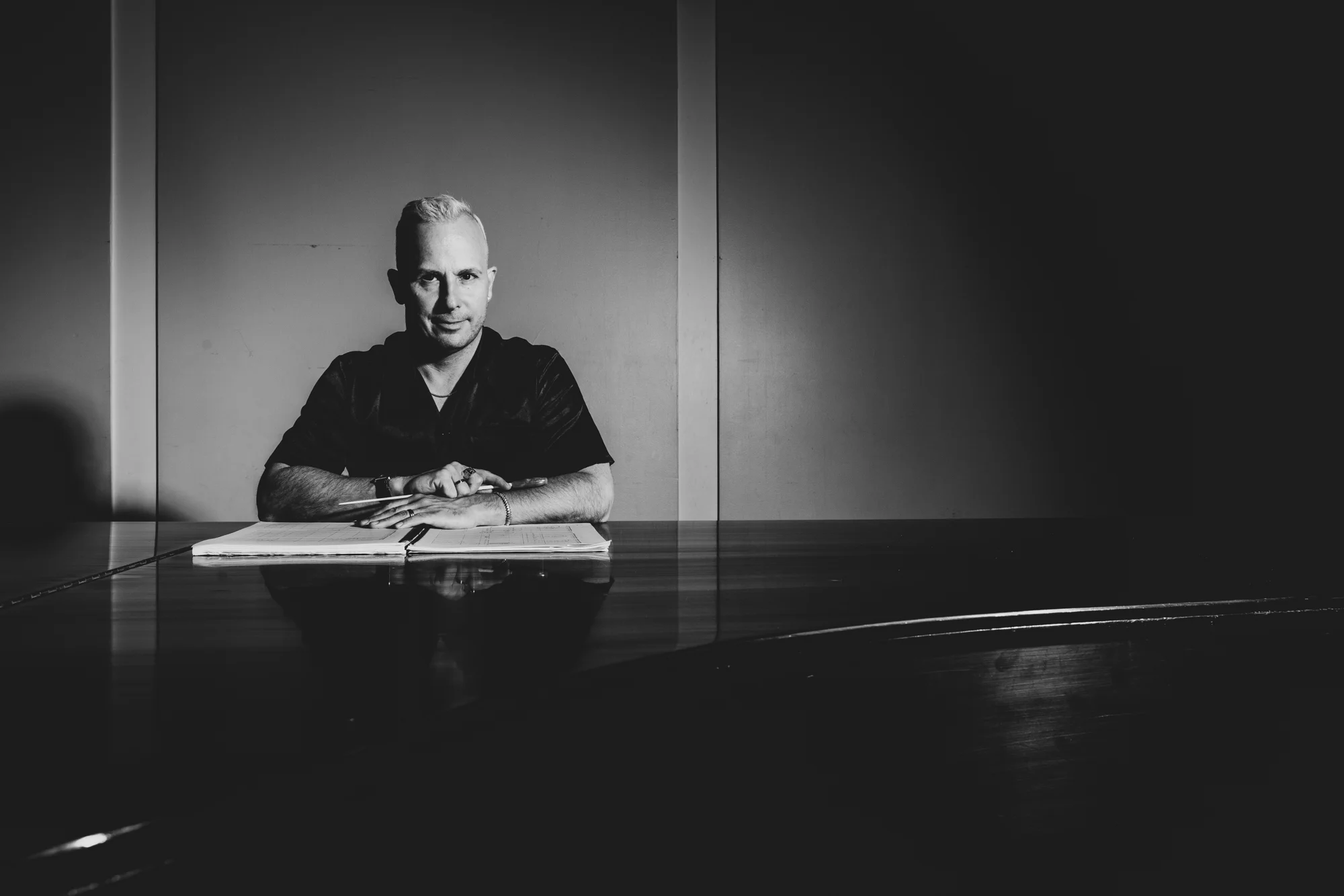Yannick Nezet-Seguin sitting at piano.