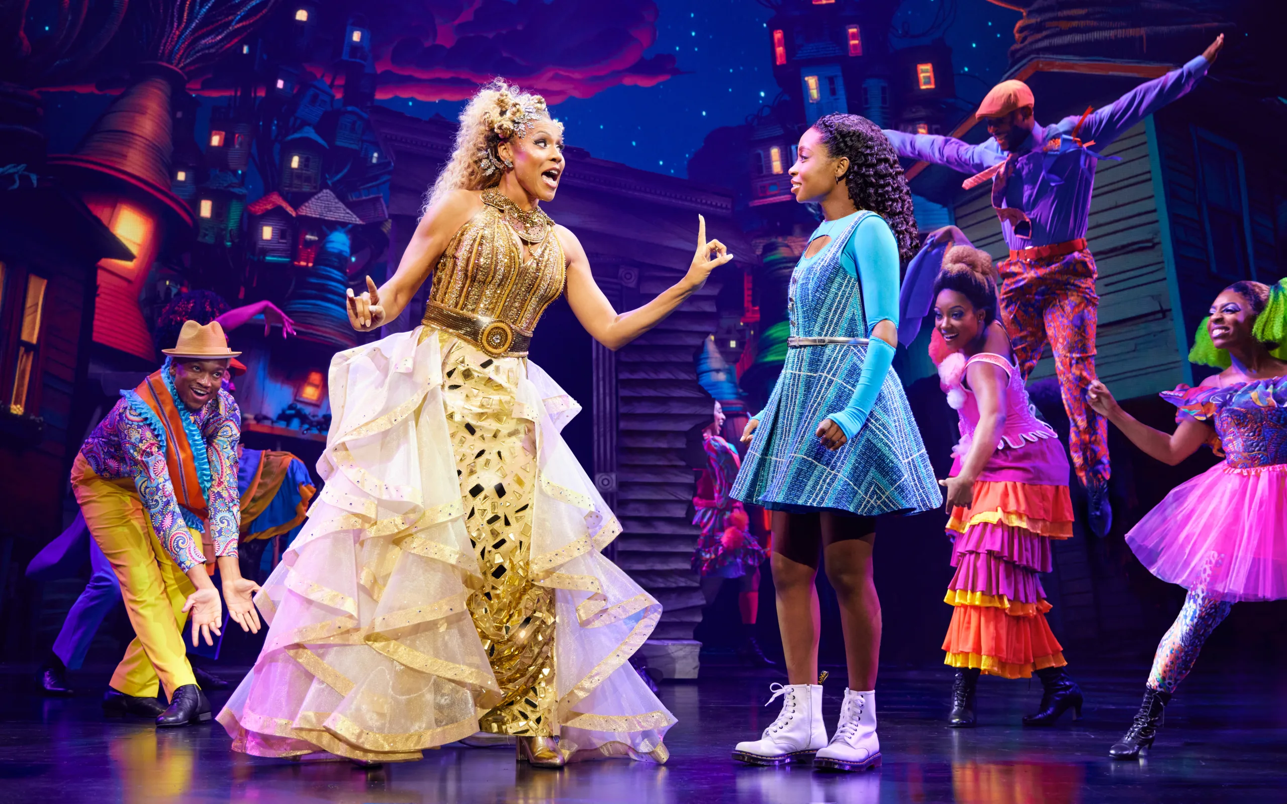 Pre Broadway Production of THE WIZ, featuring Deborah Cox as Glinda & Nichelle Lewis as Dorothy in The Wiz.