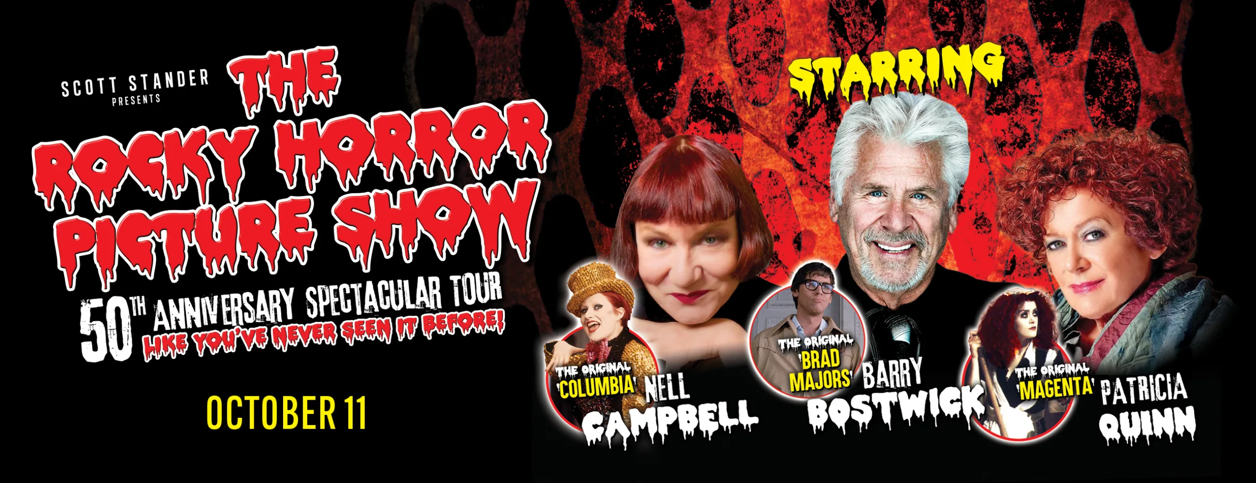 <center> THE ROCKY HORROR PICTURE SHOW <BR> 50TH ANNIVERSARY SPECTACULAR TOUR </center>