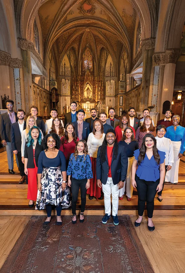 Tonality rehearses at St. John's Episcopal Cathedral, Oct. 8, 2021.