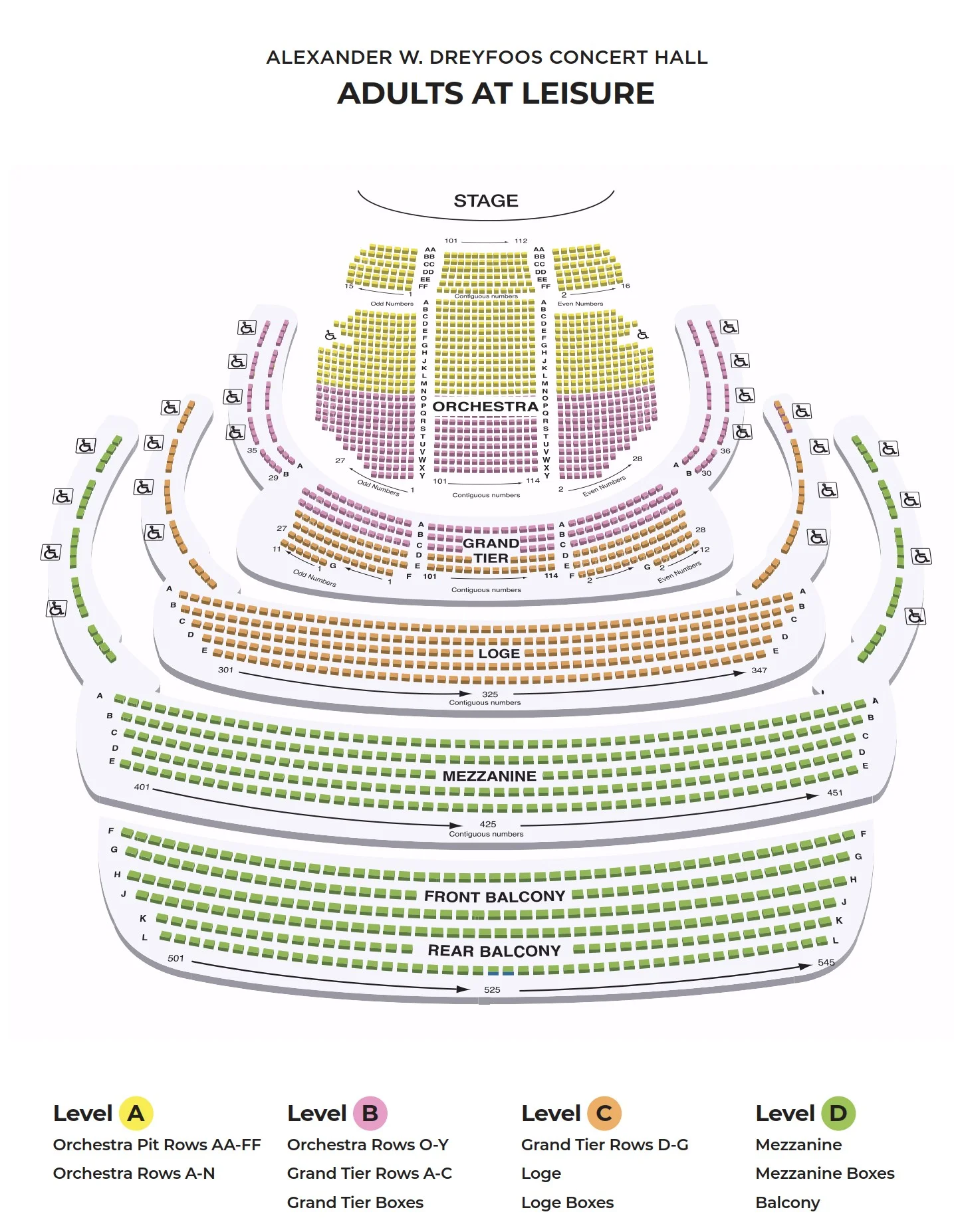 Alexander W. Dreyfoos Concert Hall - Adults At Leisure