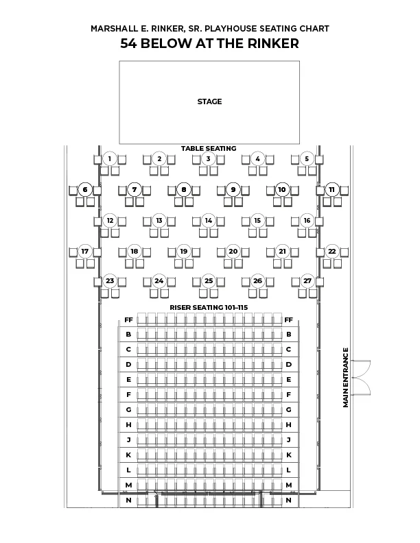 Marshall E. Rinker, Sr. Playhouse - 54 Below