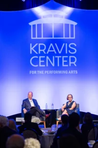 Steven Van Kuiken, Sandra Peterson on stage