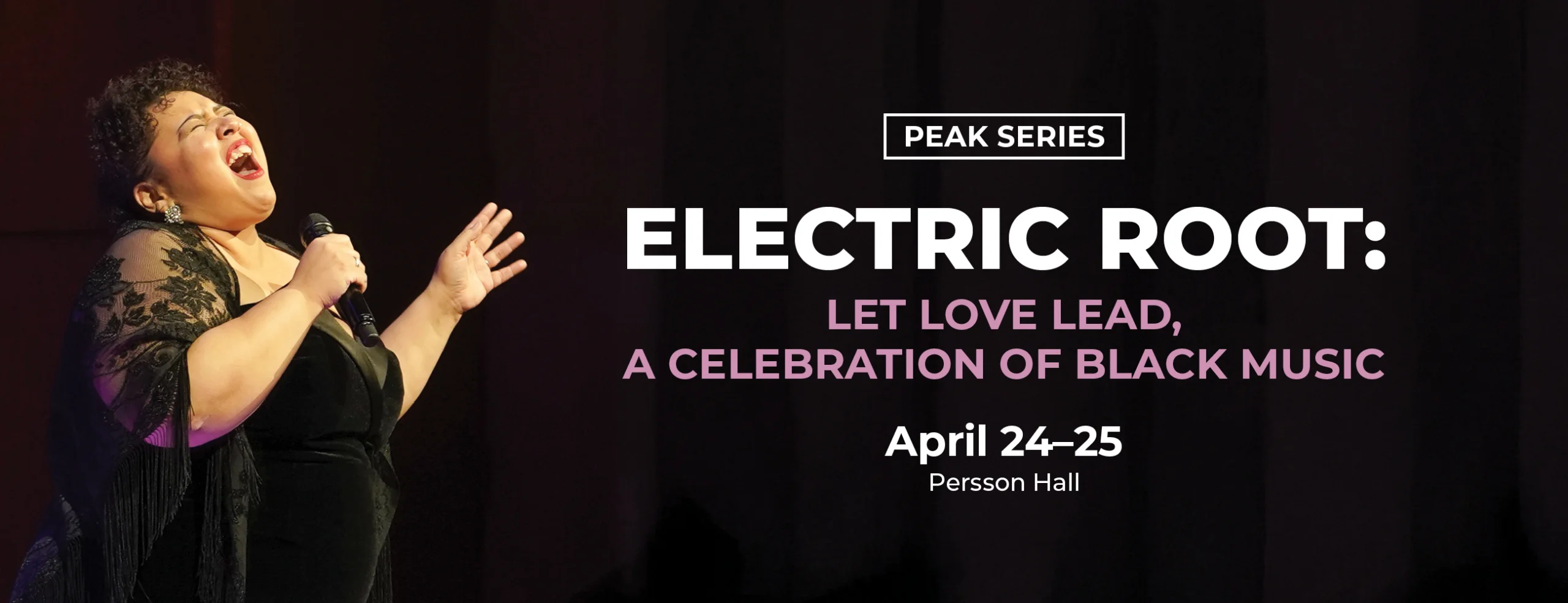ELECTRIC ROOT: LET LOVE LEAD, A CELEBRATION OF BLACK MUSIC